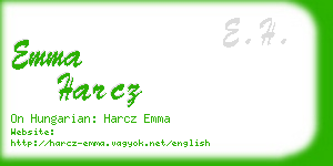 emma harcz business card